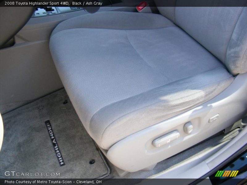 Black / Ash Gray 2008 Toyota Highlander Sport 4WD