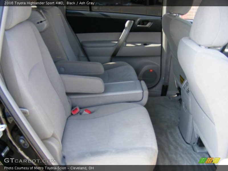 Black / Ash Gray 2008 Toyota Highlander Sport 4WD