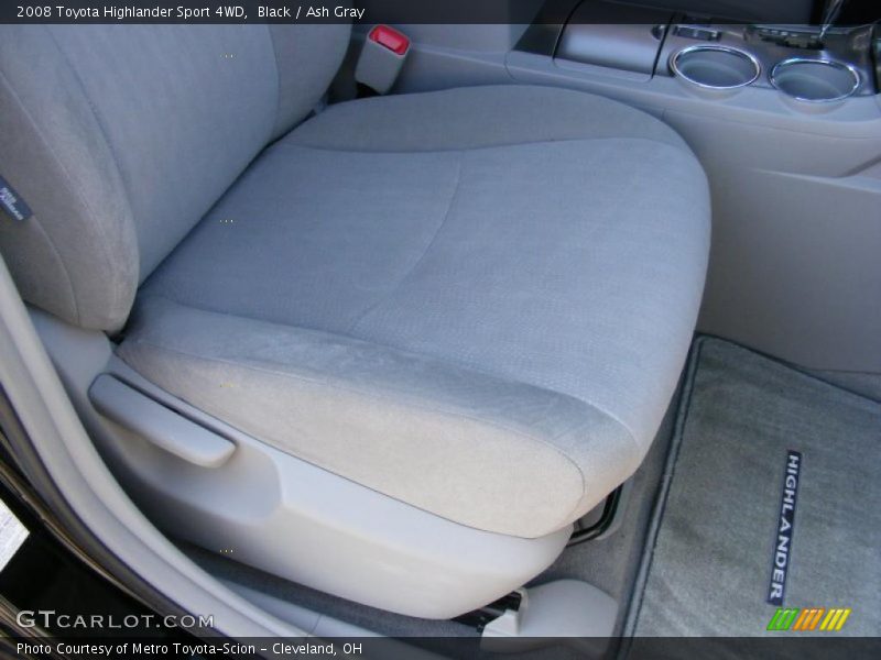 Black / Ash Gray 2008 Toyota Highlander Sport 4WD