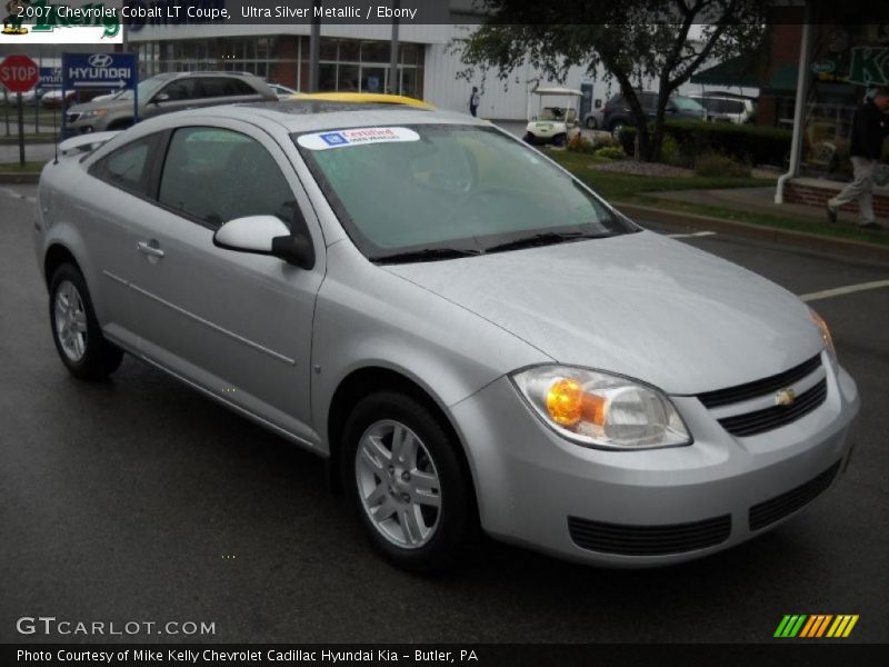Ultra Silver Metallic / Ebony 2007 Chevrolet Cobalt LT Coupe
