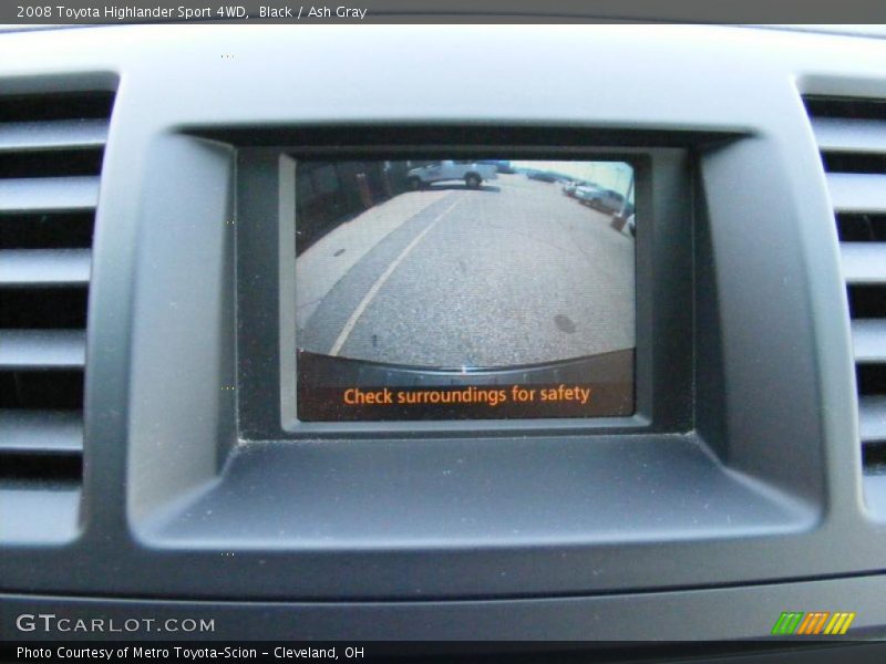 Black / Ash Gray 2008 Toyota Highlander Sport 4WD