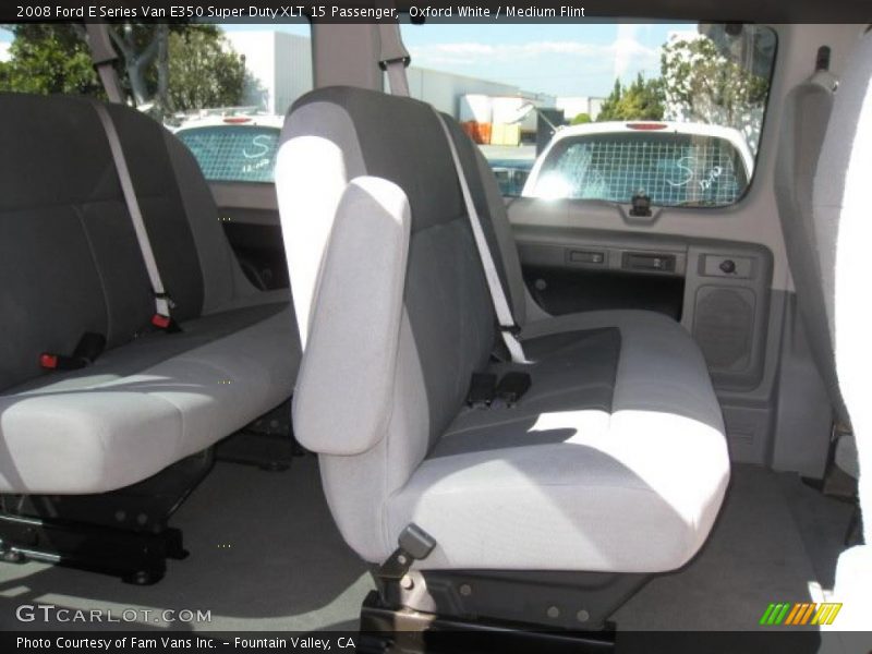 Oxford White / Medium Flint 2008 Ford E Series Van E350 Super Duty XLT 15 Passenger