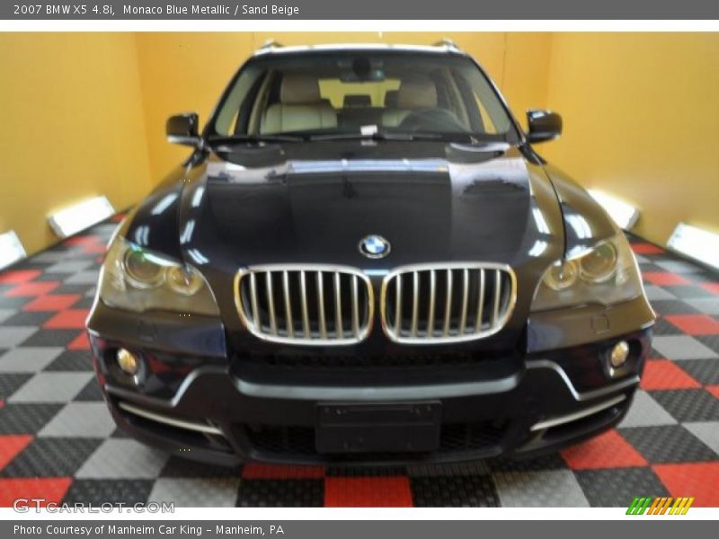 Monaco Blue Metallic / Sand Beige 2007 BMW X5 4.8i