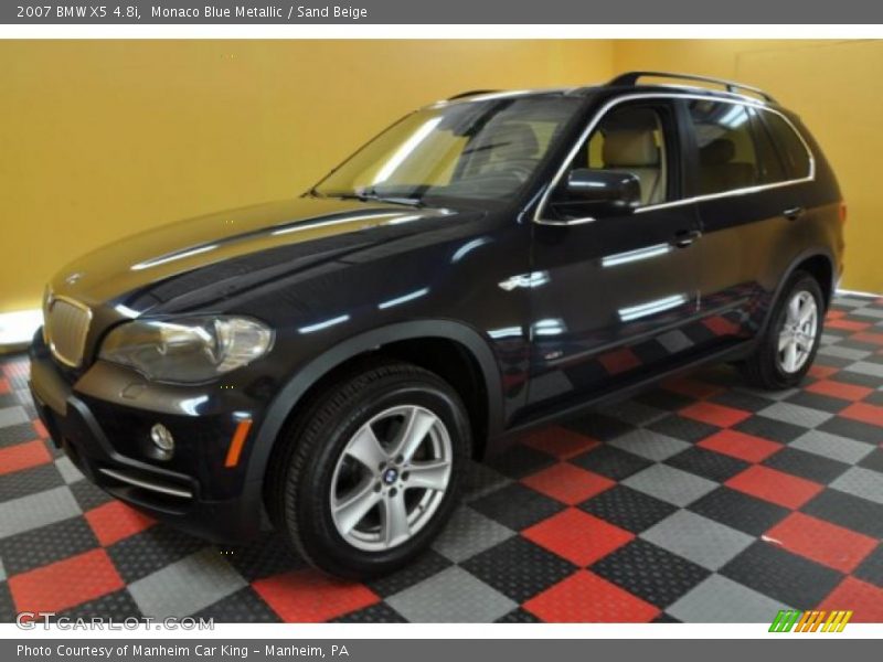 Monaco Blue Metallic / Sand Beige 2007 BMW X5 4.8i