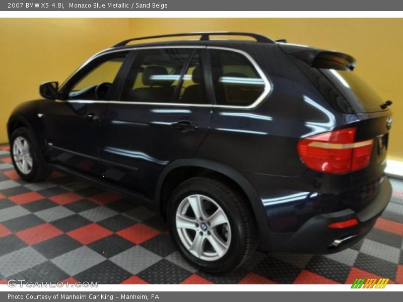 Monaco Blue Metallic / Sand Beige 2007 BMW X5 4.8i