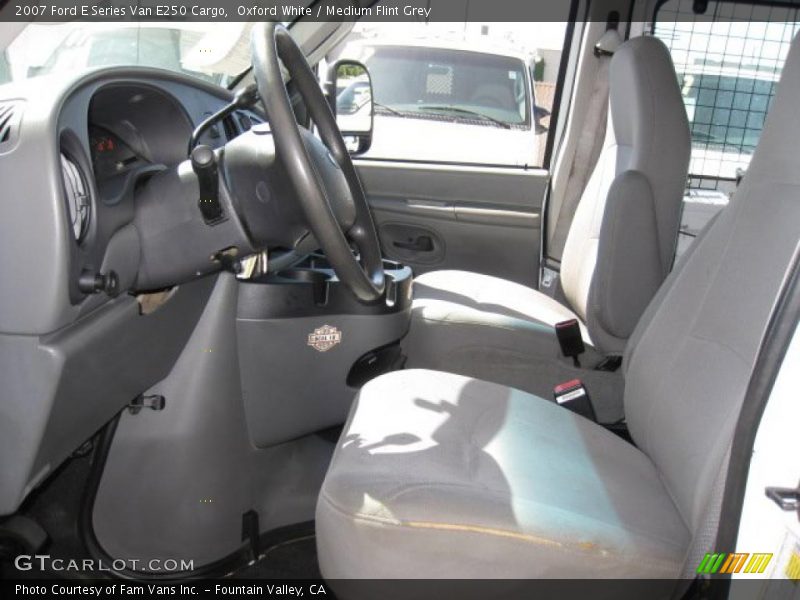 Oxford White / Medium Flint Grey 2007 Ford E Series Van E250 Cargo