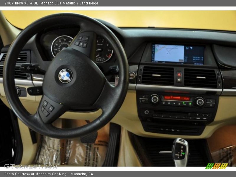 Monaco Blue Metallic / Sand Beige 2007 BMW X5 4.8i