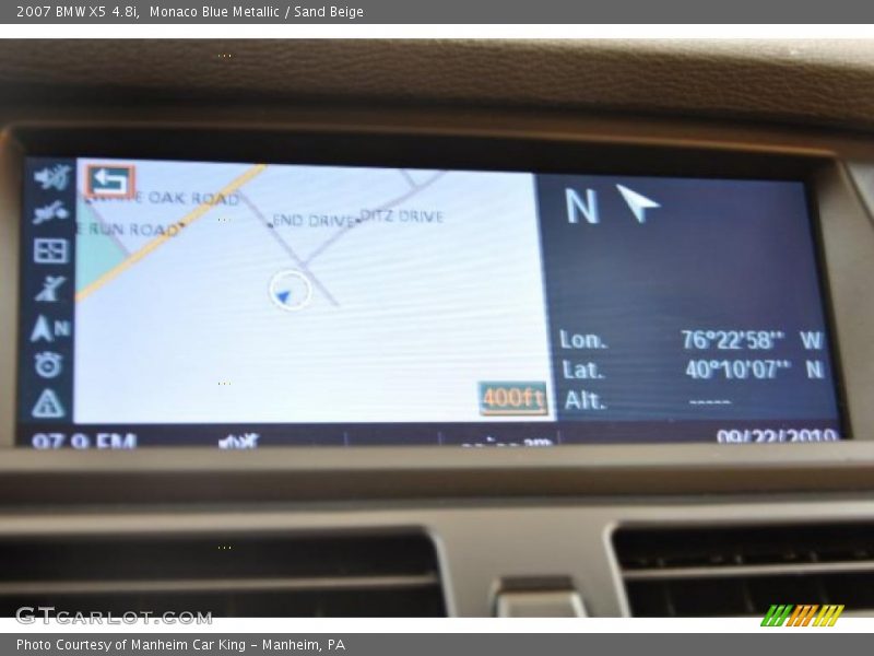 Monaco Blue Metallic / Sand Beige 2007 BMW X5 4.8i