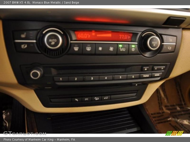 Monaco Blue Metallic / Sand Beige 2007 BMW X5 4.8i
