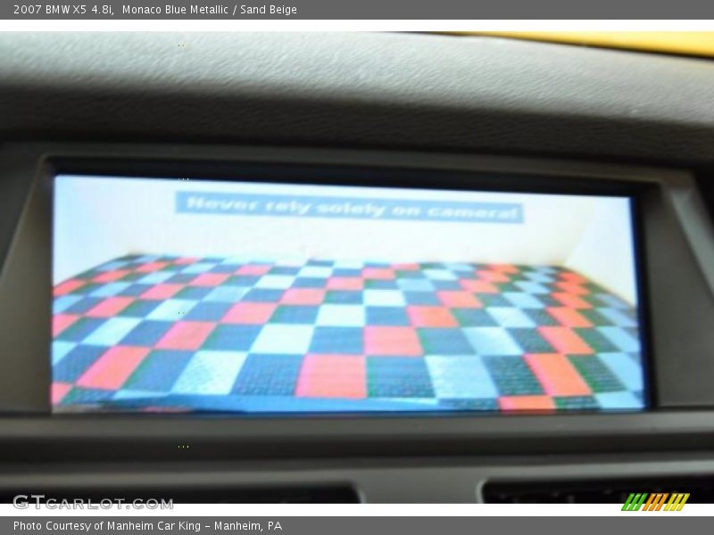 Monaco Blue Metallic / Sand Beige 2007 BMW X5 4.8i