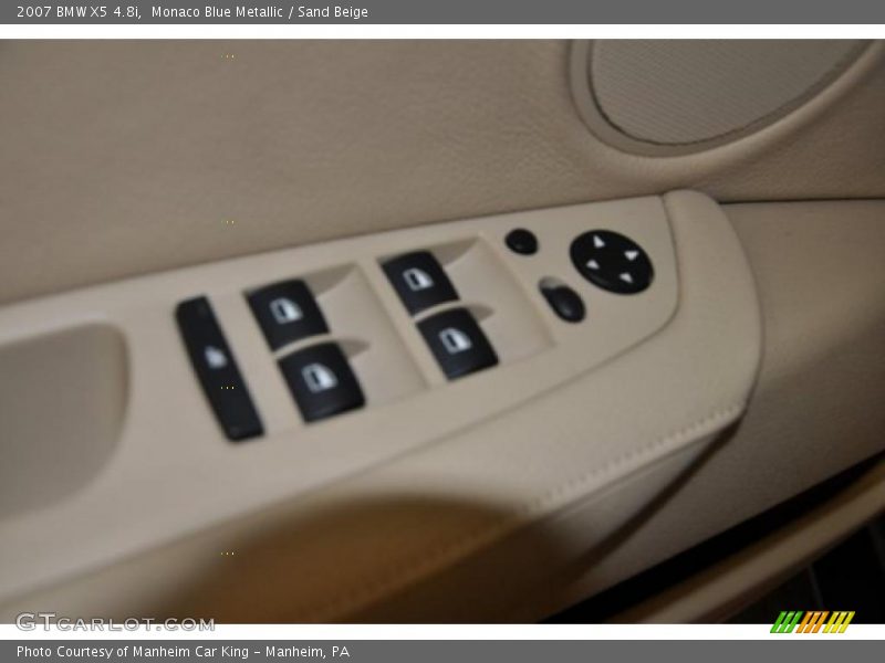 Monaco Blue Metallic / Sand Beige 2007 BMW X5 4.8i