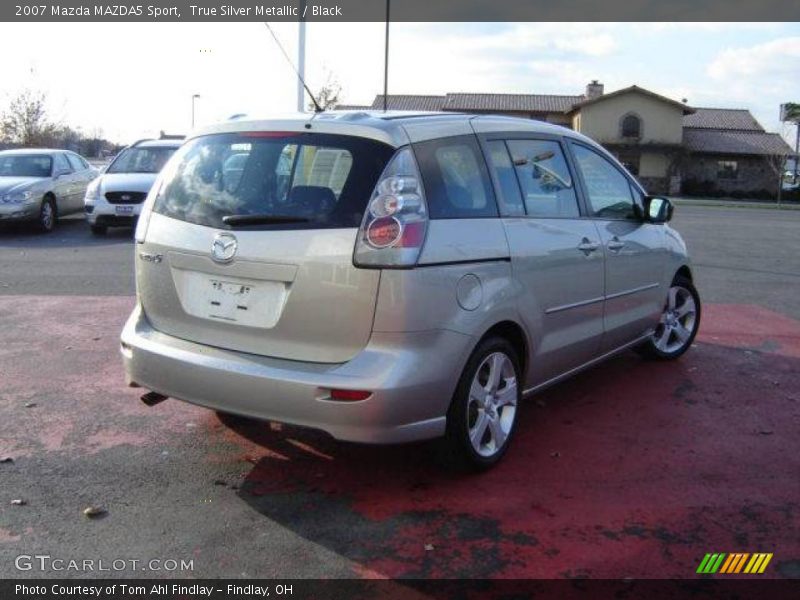 True Silver Metallic / Black 2007 Mazda MAZDA5 Sport