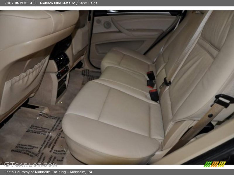 Monaco Blue Metallic / Sand Beige 2007 BMW X5 4.8i
