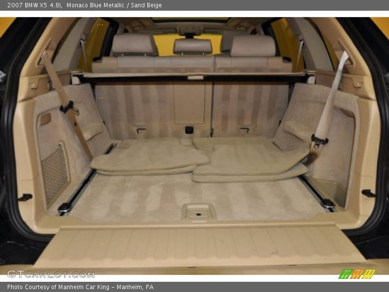 Monaco Blue Metallic / Sand Beige 2007 BMW X5 4.8i