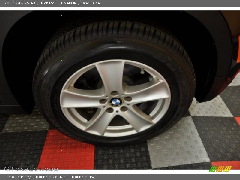 Monaco Blue Metallic / Sand Beige 2007 BMW X5 4.8i