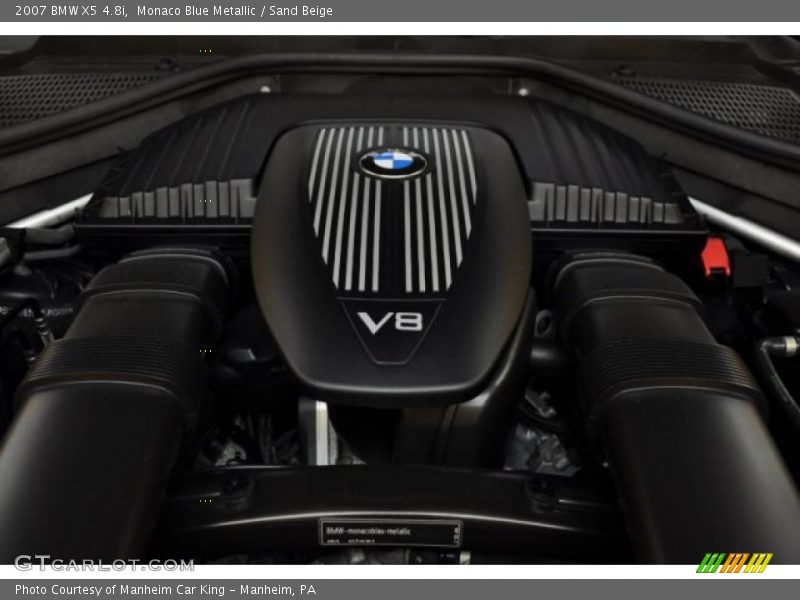 Monaco Blue Metallic / Sand Beige 2007 BMW X5 4.8i
