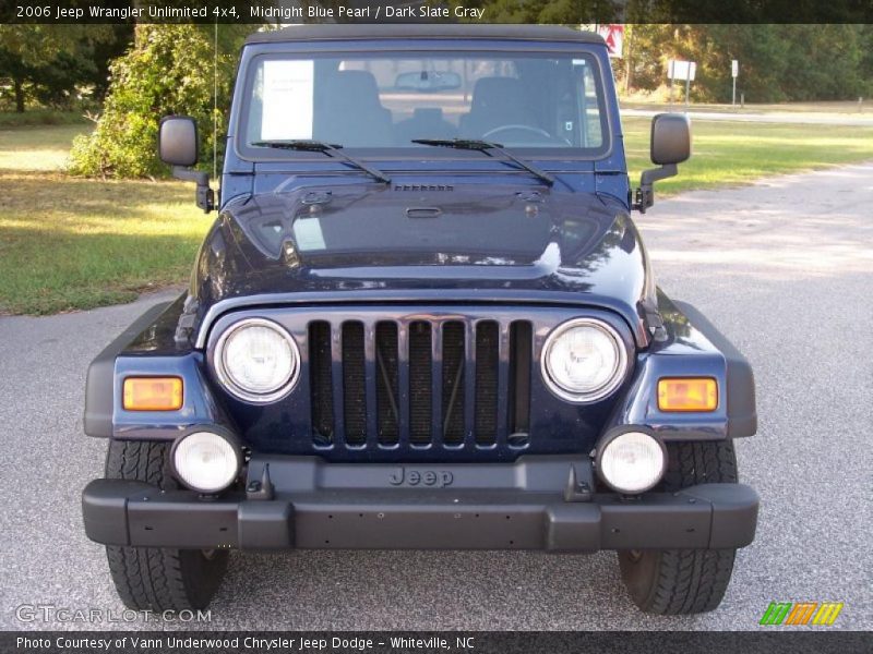 Midnight Blue Pearl / Dark Slate Gray 2006 Jeep Wrangler Unlimited 4x4