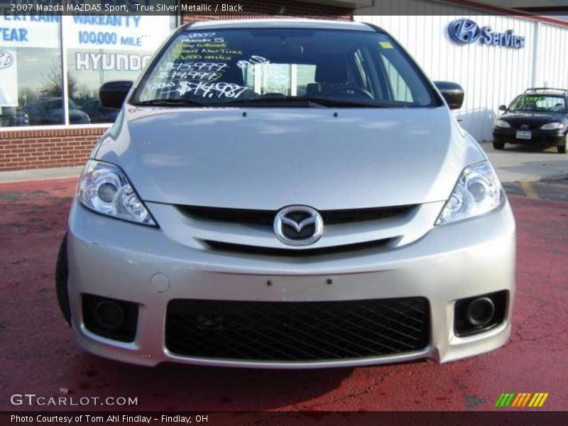 True Silver Metallic / Black 2007 Mazda MAZDA5 Sport