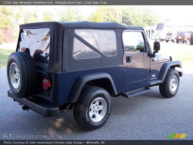 Midnight Blue Pearl / Dark Slate Gray 2006 Jeep Wrangler Unlimited 4x4