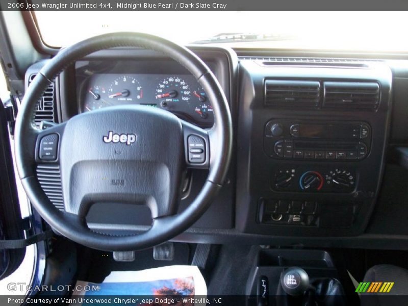 Midnight Blue Pearl / Dark Slate Gray 2006 Jeep Wrangler Unlimited 4x4