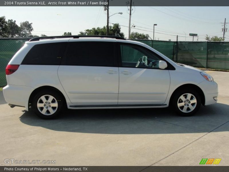 Arctic Frost White Pearl / Fawn Beige 2004 Toyota Sienna XLE