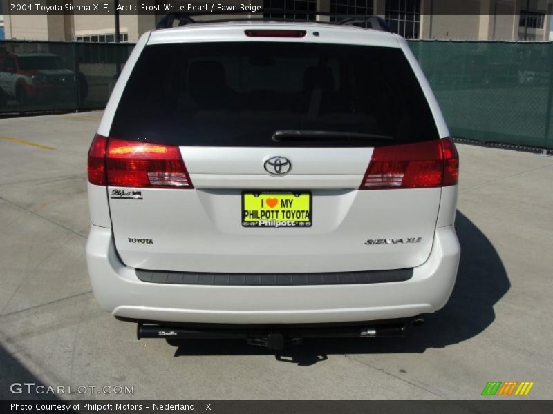 Arctic Frost White Pearl / Fawn Beige 2004 Toyota Sienna XLE