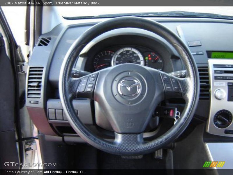 True Silver Metallic / Black 2007 Mazda MAZDA5 Sport