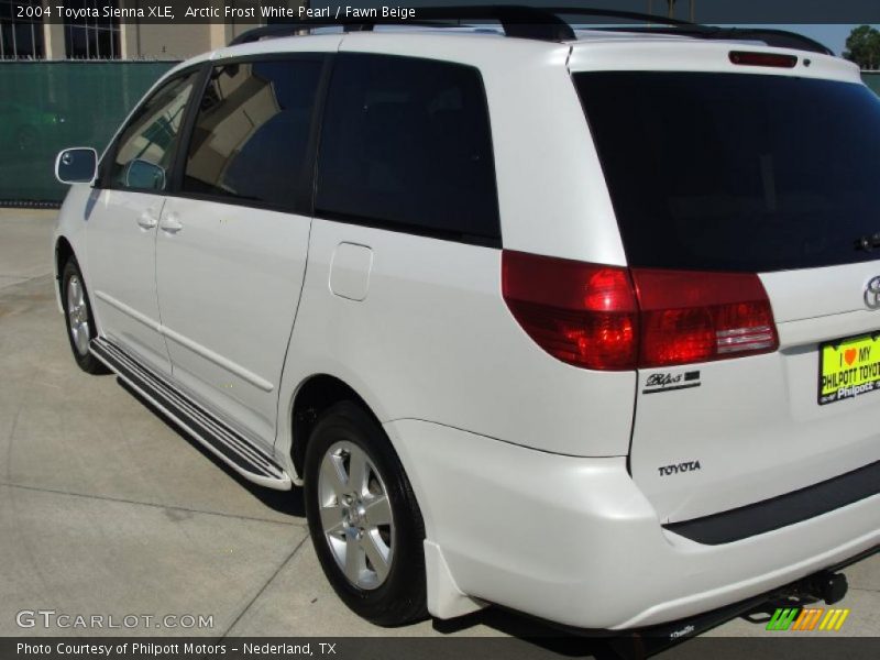 Arctic Frost White Pearl / Fawn Beige 2004 Toyota Sienna XLE