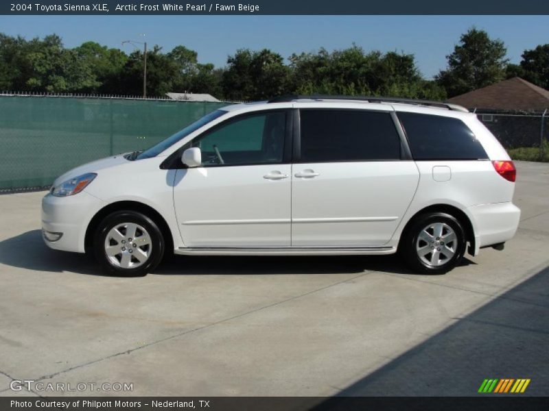 Arctic Frost White Pearl / Fawn Beige 2004 Toyota Sienna XLE