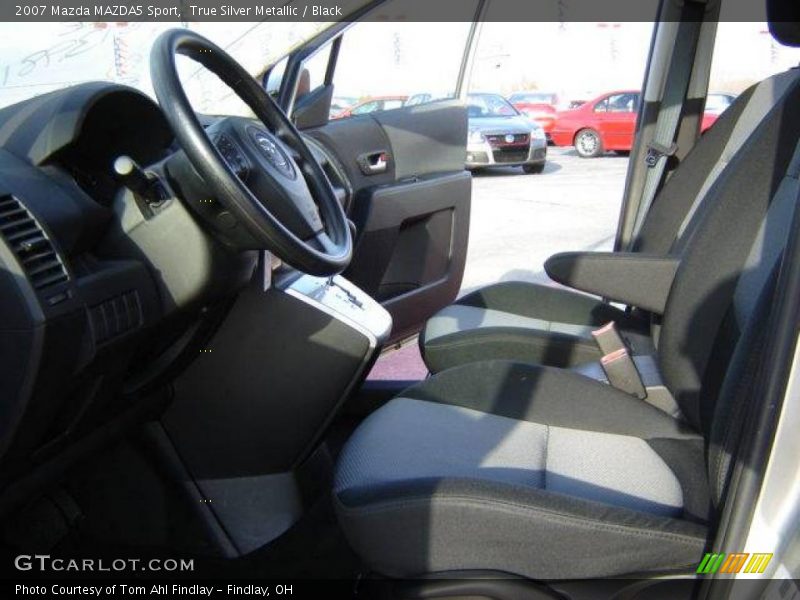 True Silver Metallic / Black 2007 Mazda MAZDA5 Sport