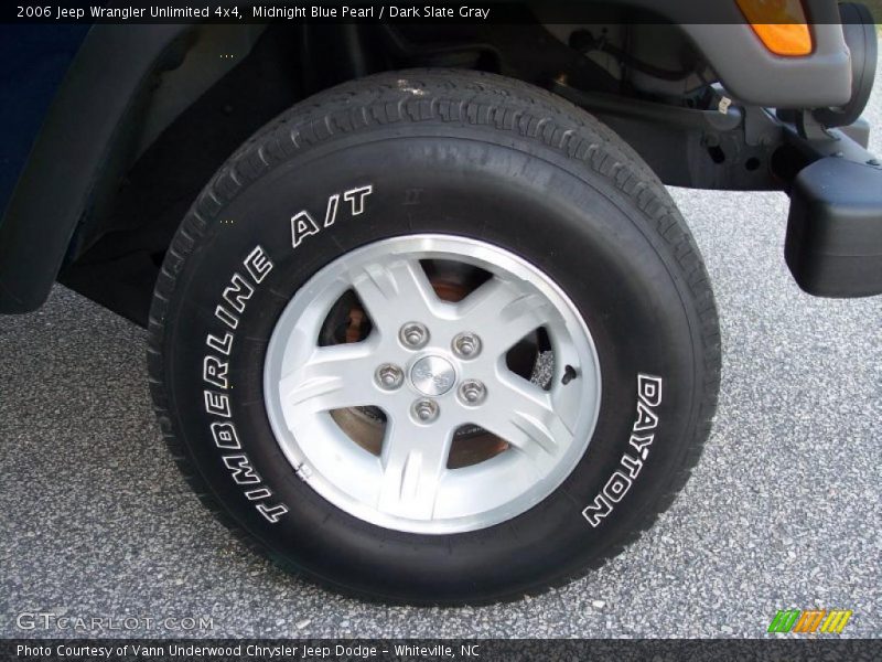Midnight Blue Pearl / Dark Slate Gray 2006 Jeep Wrangler Unlimited 4x4