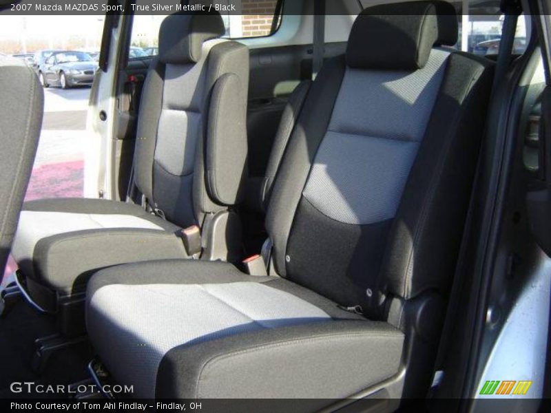 True Silver Metallic / Black 2007 Mazda MAZDA5 Sport