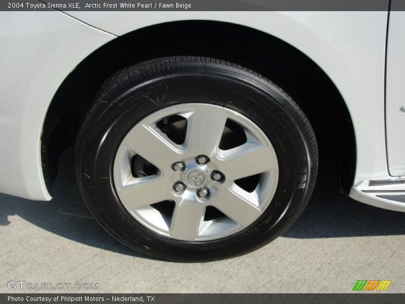 Arctic Frost White Pearl / Fawn Beige 2004 Toyota Sienna XLE