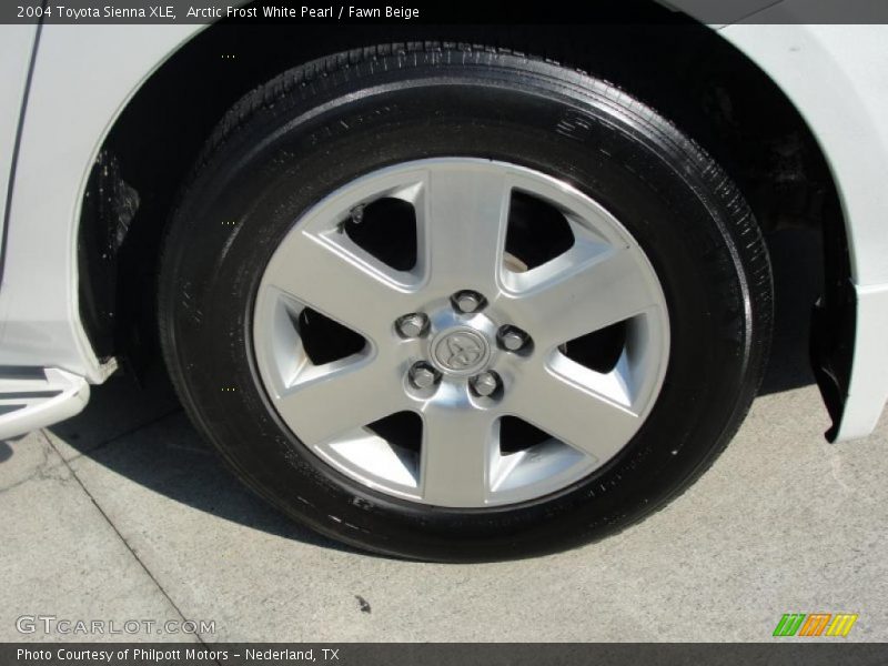 Arctic Frost White Pearl / Fawn Beige 2004 Toyota Sienna XLE