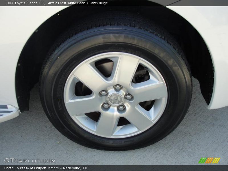 Arctic Frost White Pearl / Fawn Beige 2004 Toyota Sienna XLE