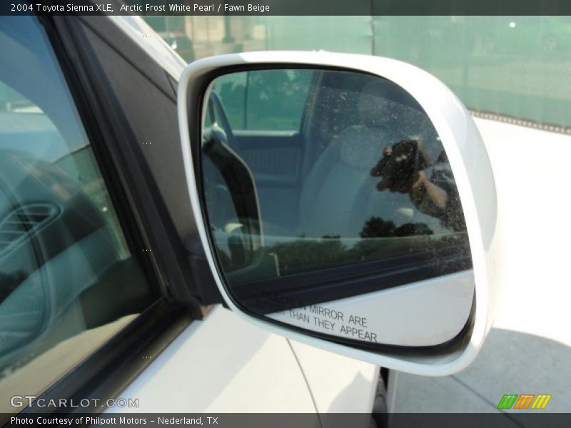 Arctic Frost White Pearl / Fawn Beige 2004 Toyota Sienna XLE