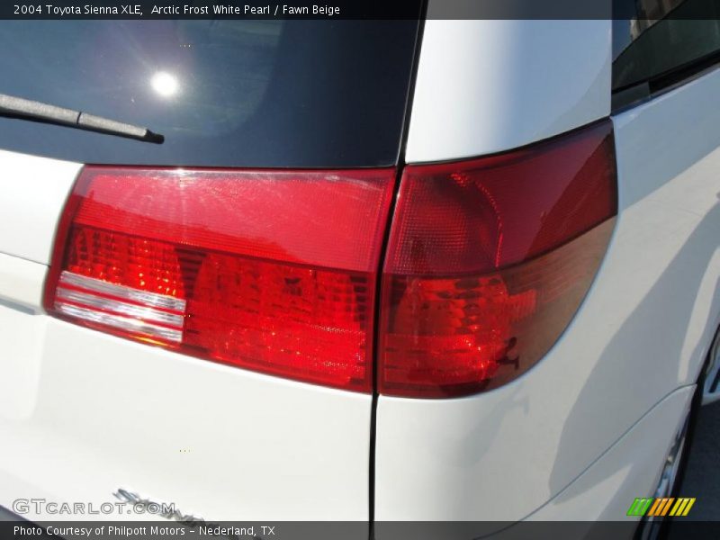 Arctic Frost White Pearl / Fawn Beige 2004 Toyota Sienna XLE