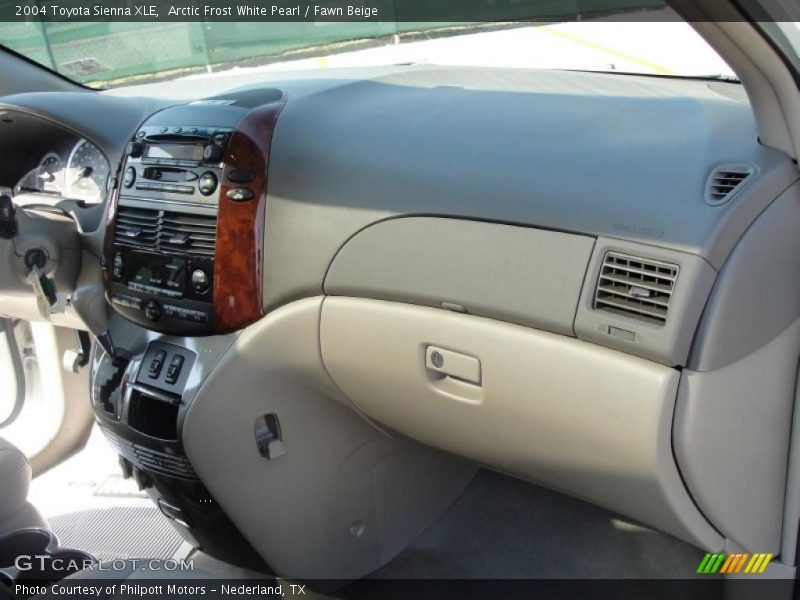 Arctic Frost White Pearl / Fawn Beige 2004 Toyota Sienna XLE