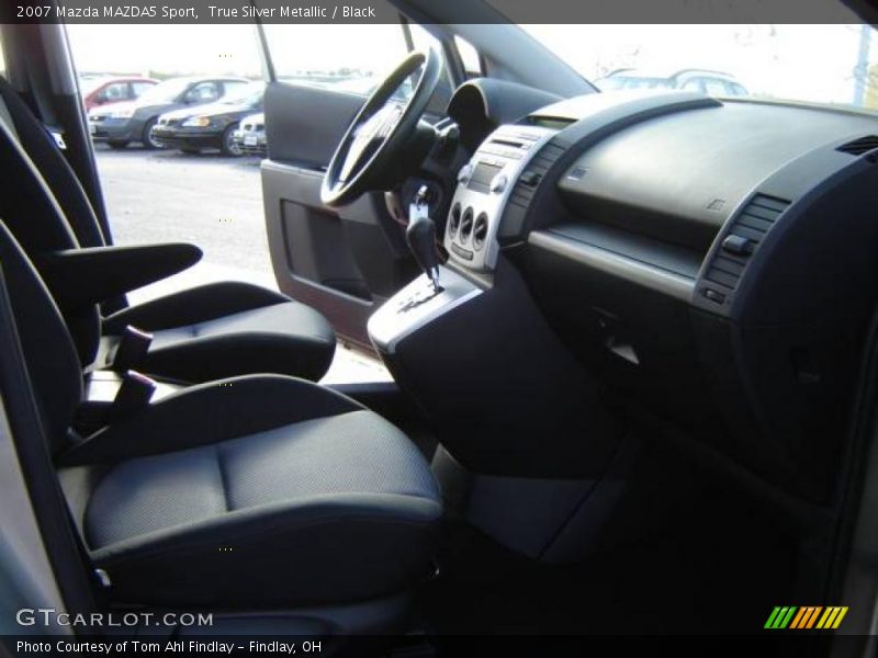 True Silver Metallic / Black 2007 Mazda MAZDA5 Sport