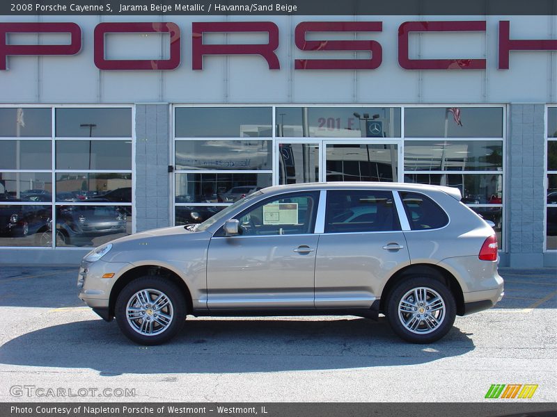 Jarama Beige Metallic / Havanna/Sand Beige 2008 Porsche Cayenne S