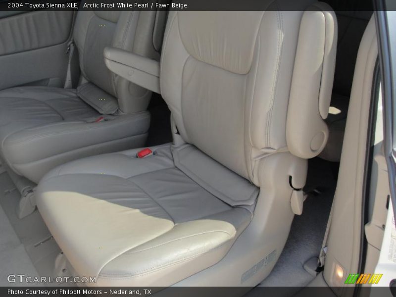 Arctic Frost White Pearl / Fawn Beige 2004 Toyota Sienna XLE