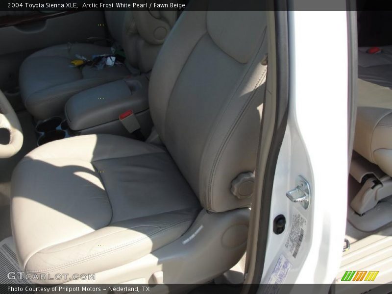 Arctic Frost White Pearl / Fawn Beige 2004 Toyota Sienna XLE
