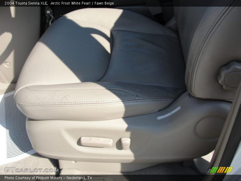 Arctic Frost White Pearl / Fawn Beige 2004 Toyota Sienna XLE