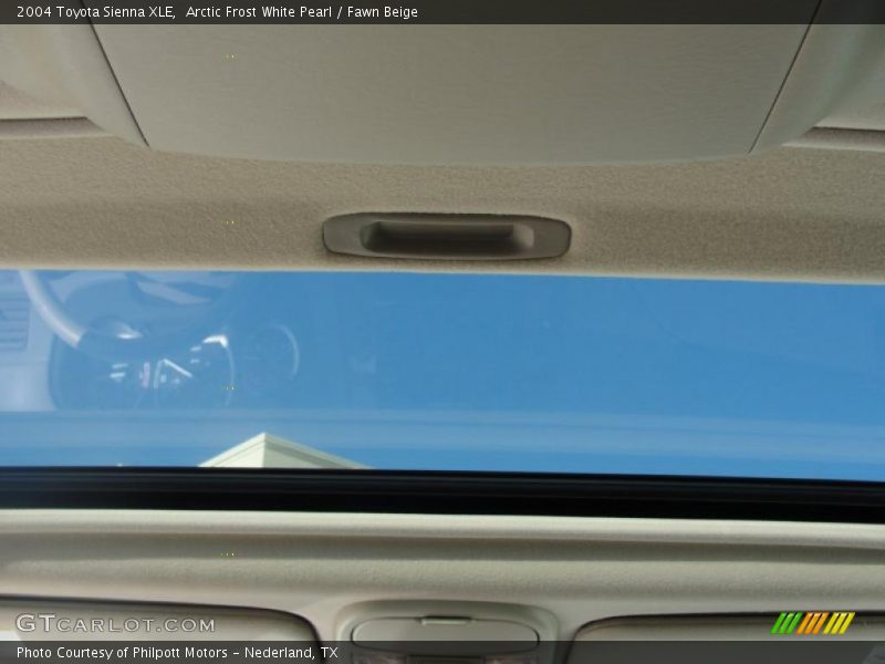 Arctic Frost White Pearl / Fawn Beige 2004 Toyota Sienna XLE