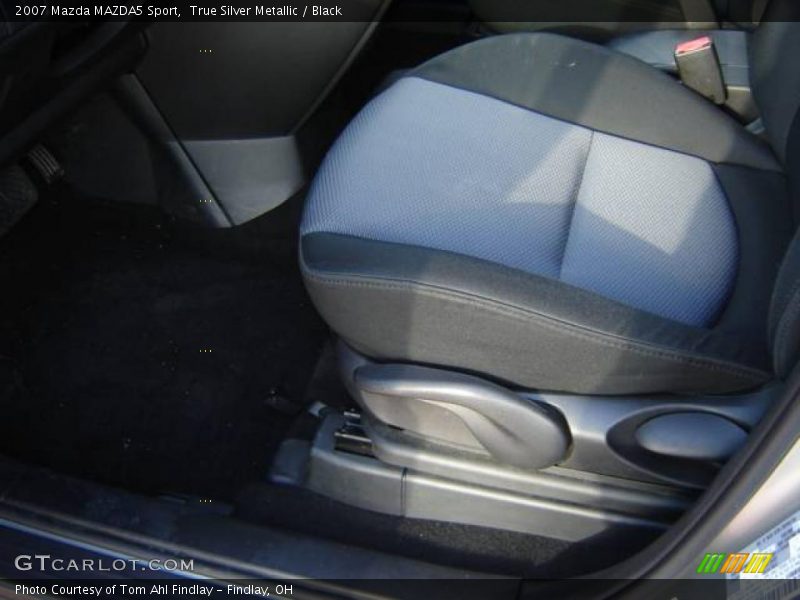 True Silver Metallic / Black 2007 Mazda MAZDA5 Sport