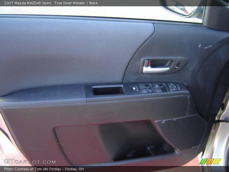 True Silver Metallic / Black 2007 Mazda MAZDA5 Sport
