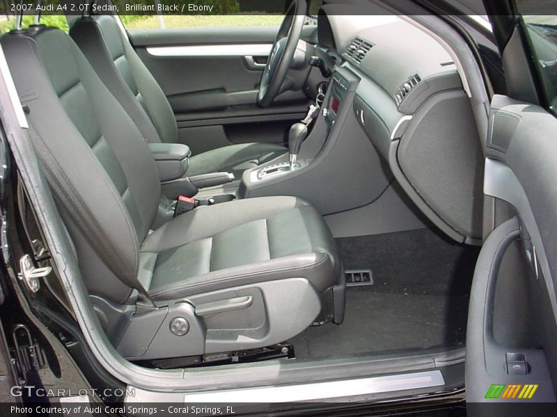 Brilliant Black / Ebony 2007 Audi A4 2.0T Sedan
