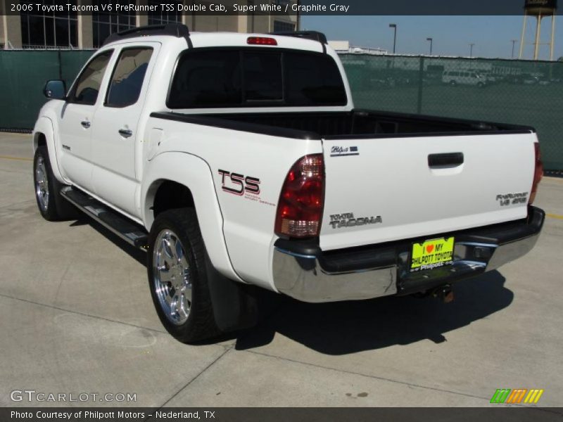 Super White / Graphite Gray 2006 Toyota Tacoma V6 PreRunner TSS Double Cab