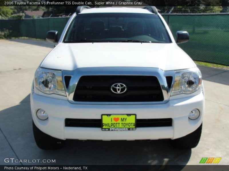 Super White / Graphite Gray 2006 Toyota Tacoma V6 PreRunner TSS Double Cab