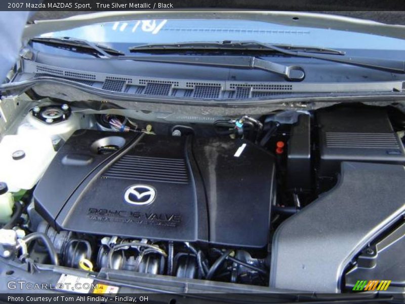 True Silver Metallic / Black 2007 Mazda MAZDA5 Sport